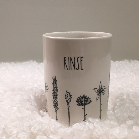 Rae Dunn Bathroom Stem Line RINSE Cup - Picture 1 of 3